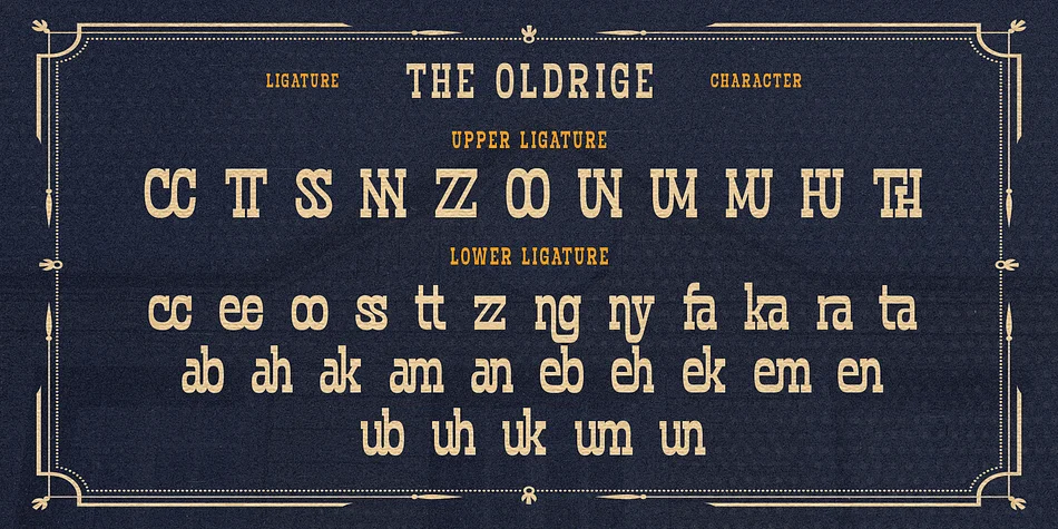 Oldridge by roomspace — Decorative Font — thumbnail 10