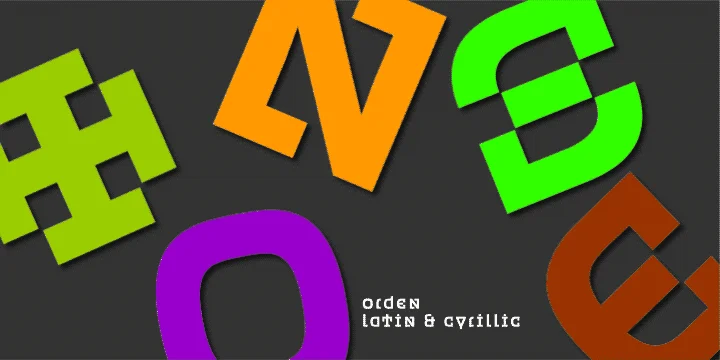 Orden by ParaType — Display Font