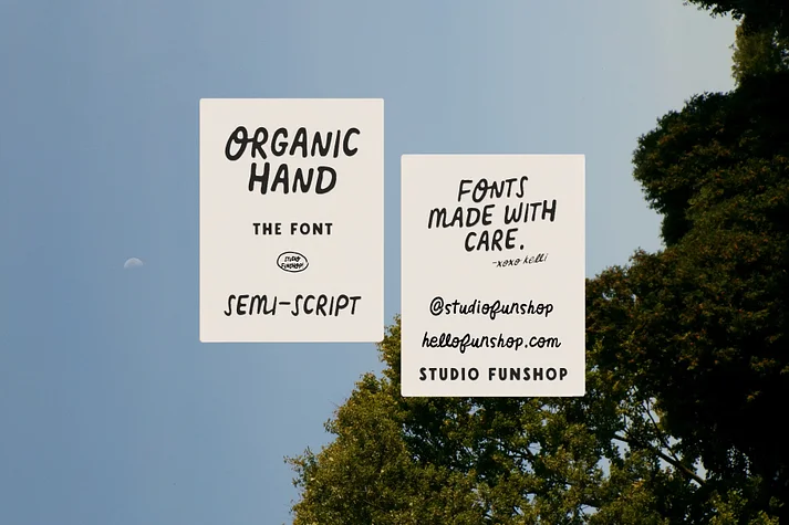 Organic Hand by Studio Funshop — Display Font — thumbnail 5