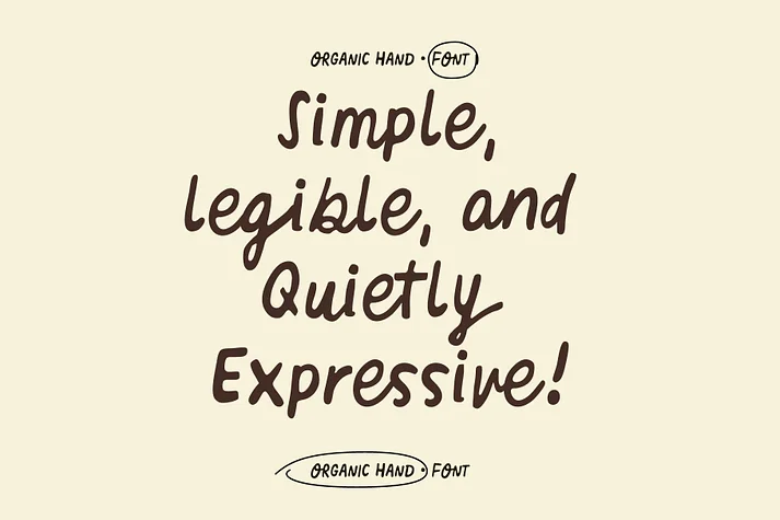 Organic Hand by Studio Funshop — Display Font — thumbnail 7