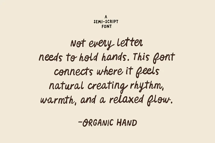 Organic Hand by Studio Funshop — Display Font — thumbnail 9