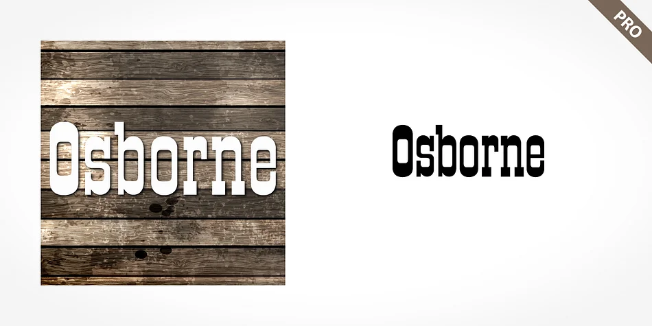 Osborne Pro by SoftMaker β Decorative Font