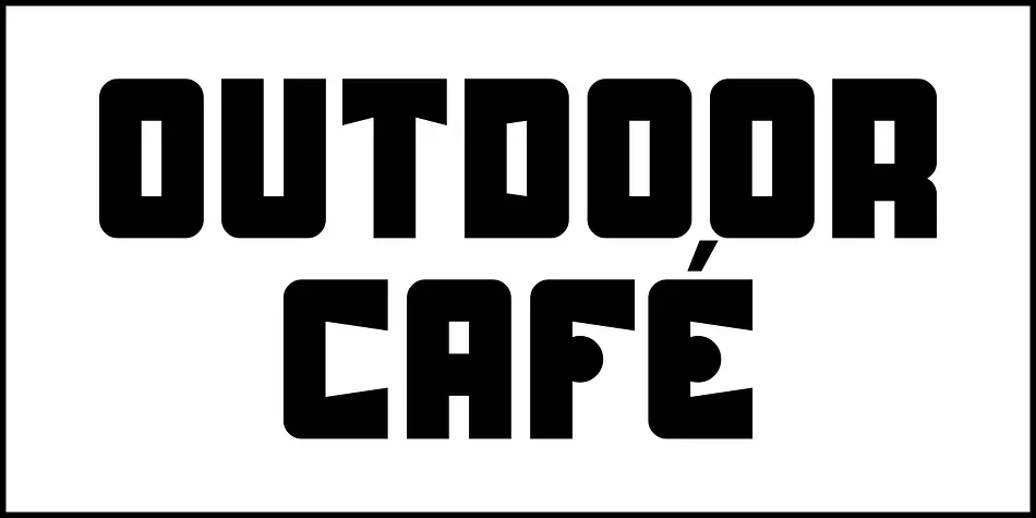 OUTDOOR CAFE JNL by Jeff Levine Fonts — Display Font — thumbnail 2