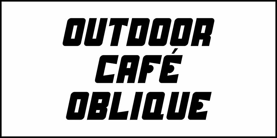 OUTDOOR CAFE JNL by Jeff Levine Fonts — Display Font — thumbnail 4