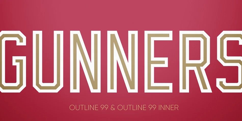 Outline 99 by Jonathan Swinn — Display Font — thumbnail 4