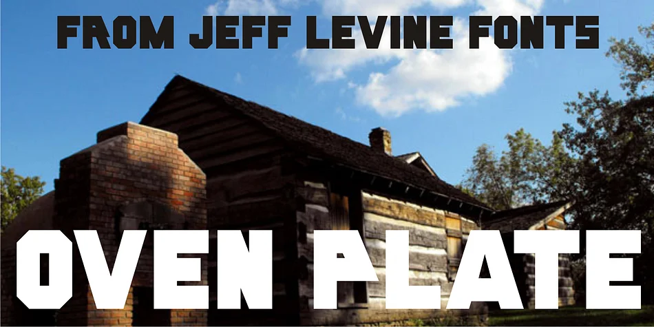 OVEN PLATE JNL by Jeff Levine Fonts — Display Font