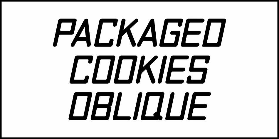 PACKAGED COOKIES JNL by Jeff Levine Fonts — Display Font — thumbnail 4