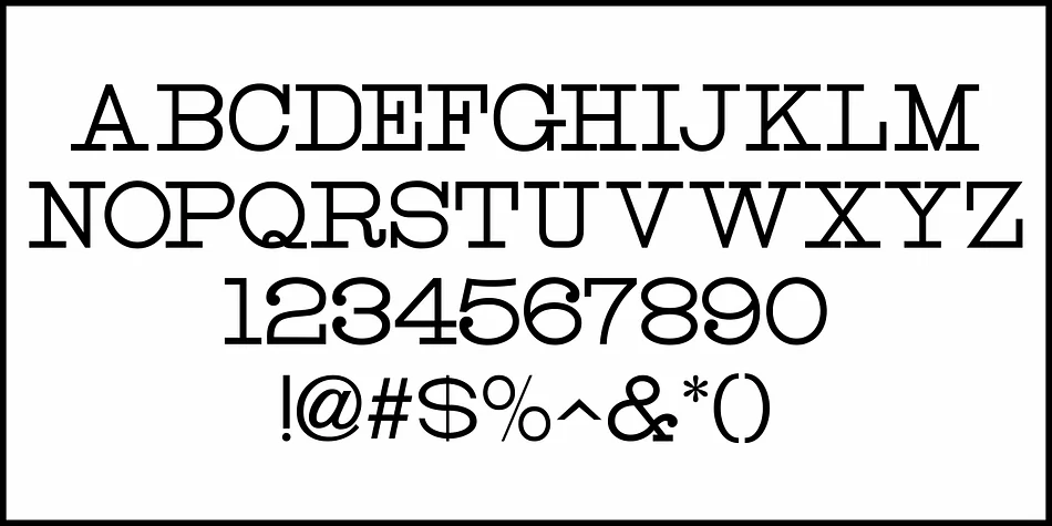 PAGE PRINTER JNL by Jeff Levine Fonts — Decorative Font — thumbnail 3