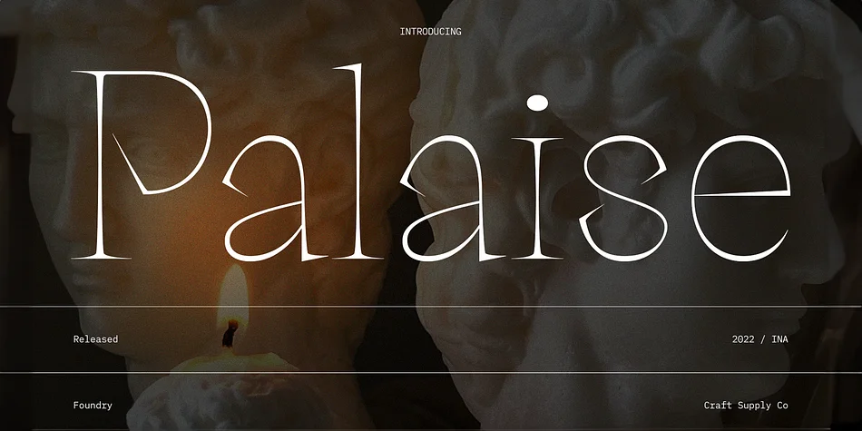 Palaise by Craft Supply Co. — Decorative Font