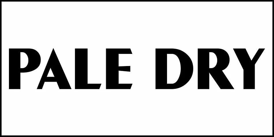 PALE DRY JNL by Jeff Levine Fonts — Display Font — thumbnail 2