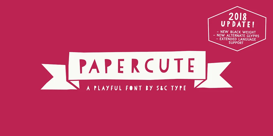 PAPERCUTE by S&C Type — Dingbats Font