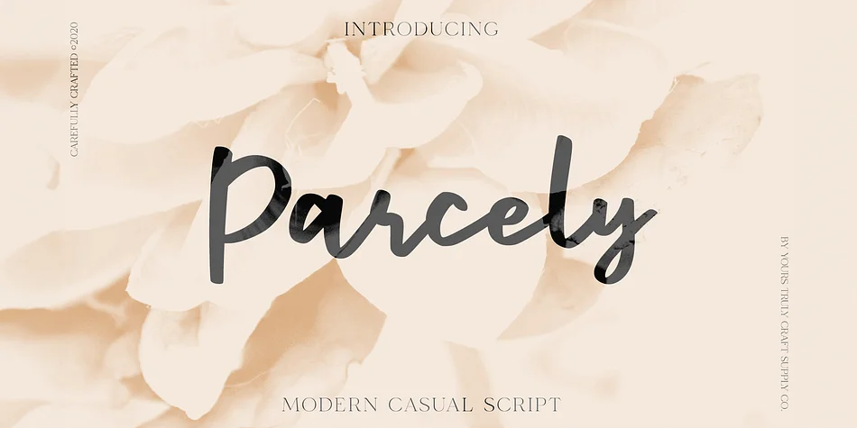 Parcely by Craft Supply Co. — Script Handwritten Font