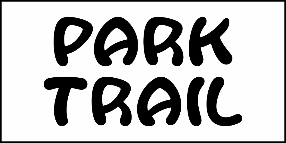 Park Trail JNL by Jeff Levine Fonts — Display Font — thumbnail 2