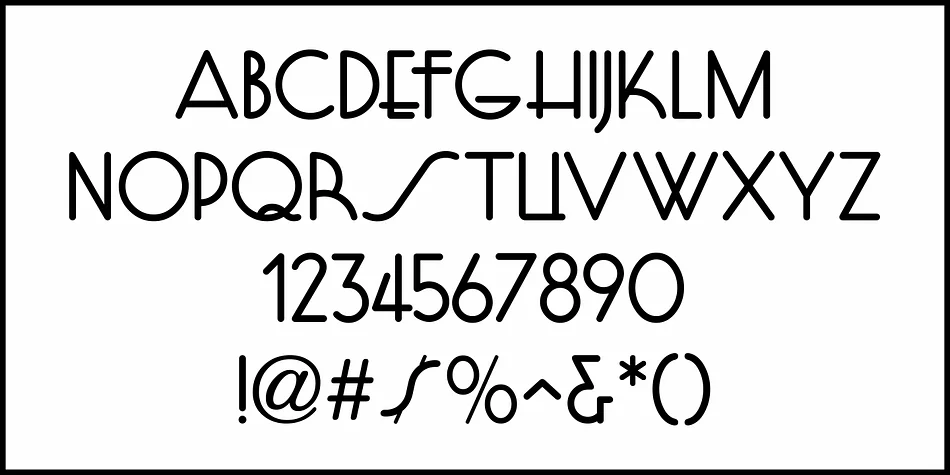PEN  MODERNE JNL by Jeff Levine Fonts — Decorative Font — thumbnail 3