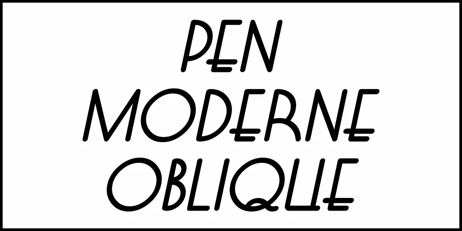PEN  MODERNE JNL by Jeff Levine Fonts — Decorative Font — thumbnail 4