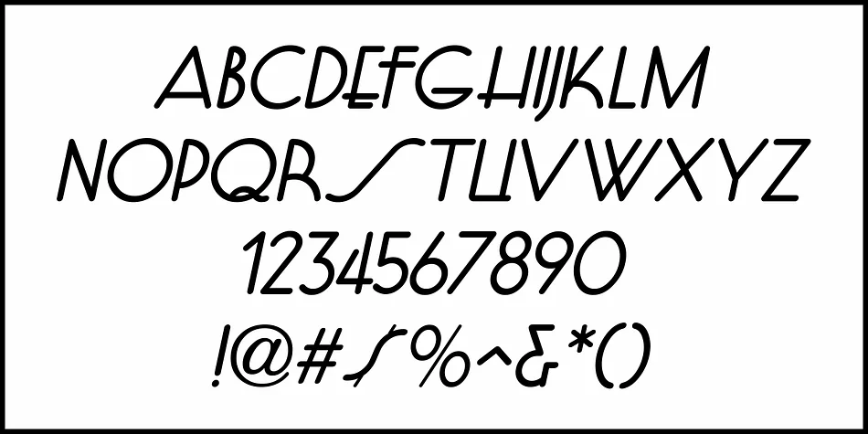 PEN  MODERNE JNL by Jeff Levine Fonts — Decorative Font — thumbnail 5