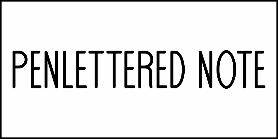 Penlettered Note JNL by Jeff Levine Fonts — Display Font — thumbnail 2