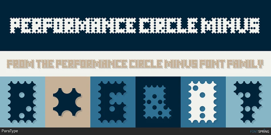 Performance Circle Minus by ParaType — Display Font