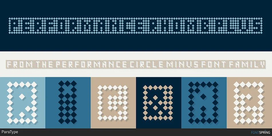 Performance Circle Minus by ParaType — Display Font — thumbnail 4