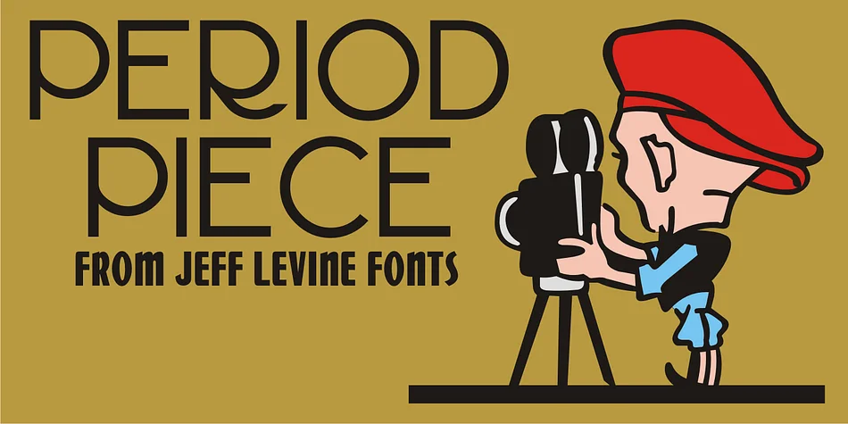 PERIOD PIECE JNL by Jeff Levine Fonts — Decorative Font