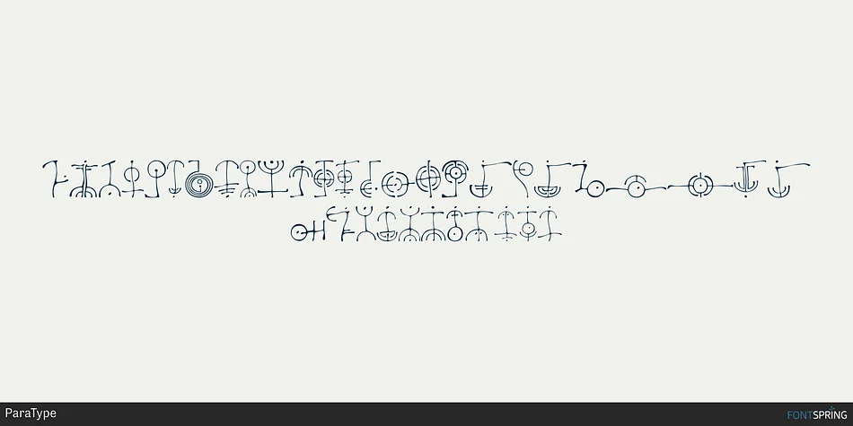 Petroglyph by ParaType — Dingbats Font