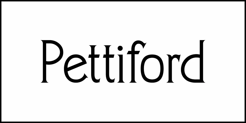 Pettiford JNL by Jeff Levine Fonts — Decorative Font — thumbnail 2