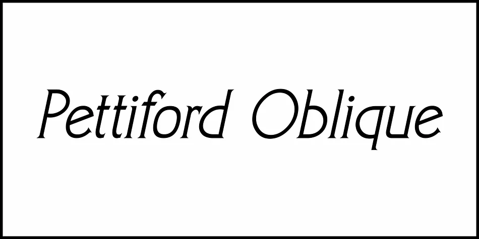 Pettiford JNL by Jeff Levine Fonts — Decorative Font — thumbnail 4