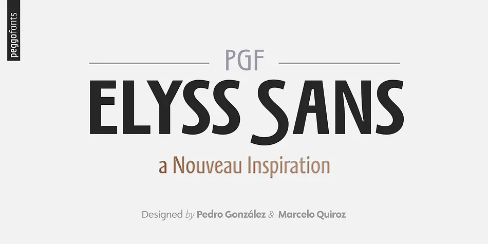 PGF Elyss Sans by PeGGO Fonts β Decorative Font