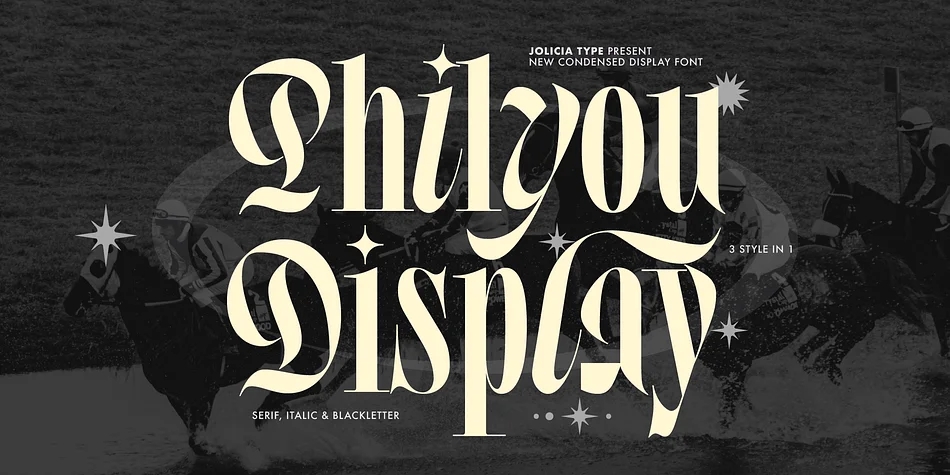 Philyou Display by Jolicia Type — Display Font