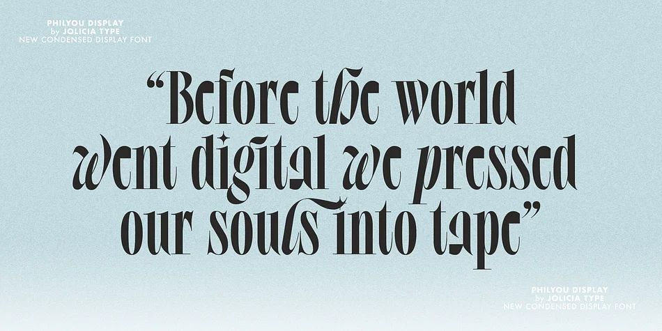 Philyou Display by Jolicia Type — Display Font — thumbnail 7