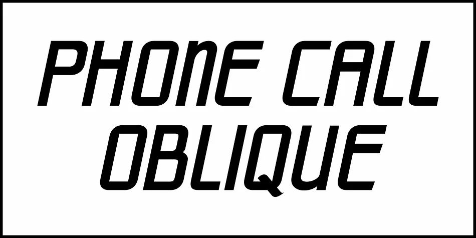 PHONE CALL JNL by Jeff Levine Fonts — Display Font — thumbnail 4