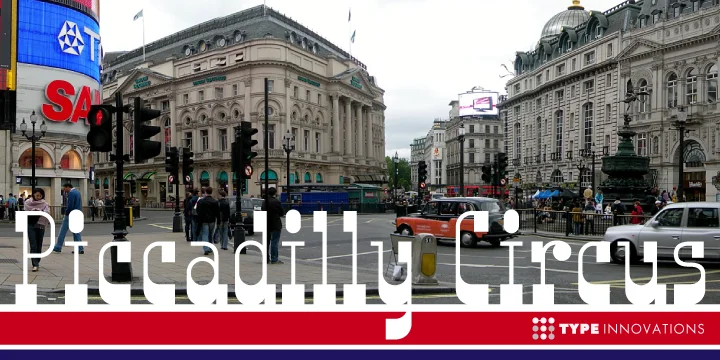 Piccadilly Circus by Type Innovations — Decorative Font