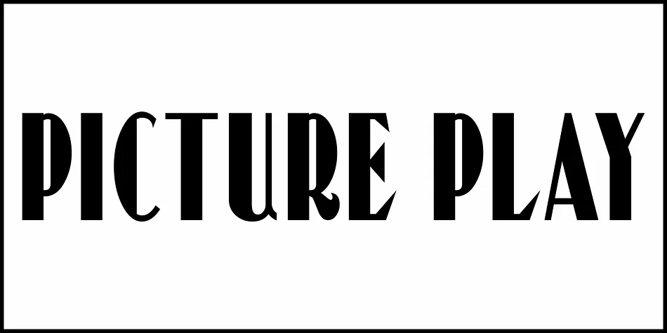 Picture Play JNL by Jeff Levine Fonts — Display Font — thumbnail 2