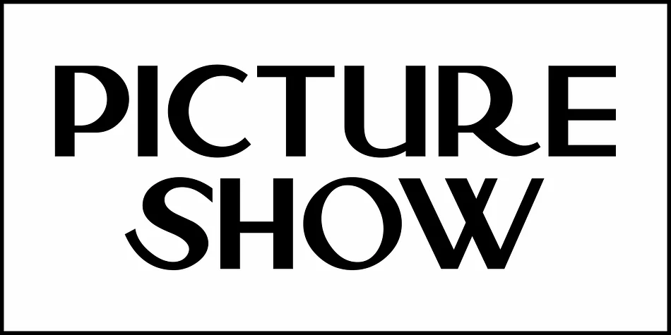 PICTURE SHOW JNL by Jeff Levine Fonts — Decorative Font — thumbnail 2