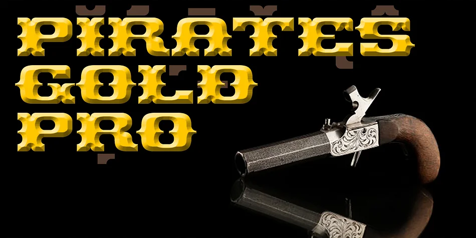 PIRATES GOLD PRO by CheapProFonts — Decorative Font