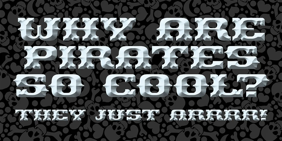 PIRATES GOLD PRO by CheapProFonts — Decorative Font — thumbnail 2