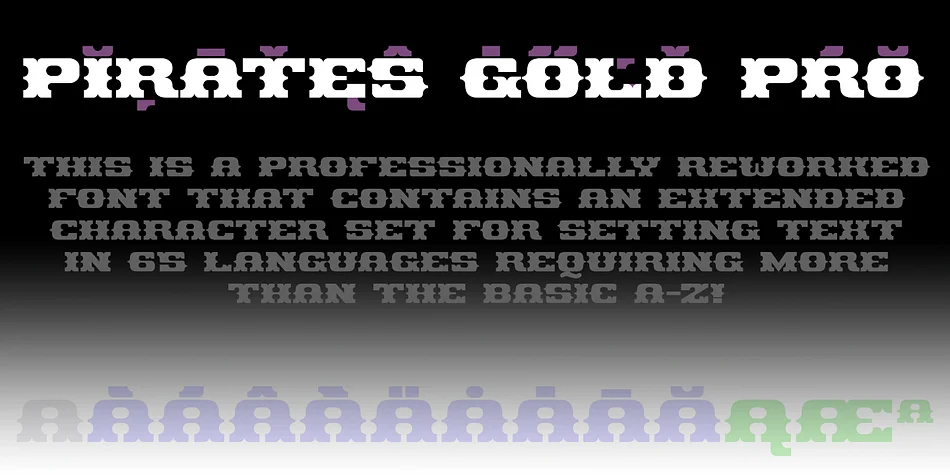 PIRATES GOLD PRO by CheapProFonts — Decorative Font — thumbnail 4