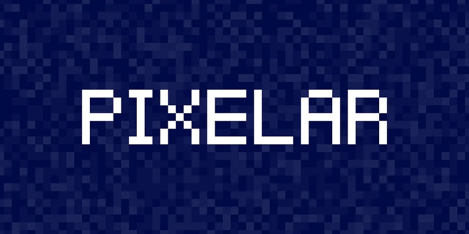 Pixelar by Graviton — Display Font