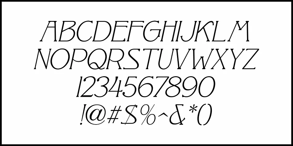 PLEASANT EVENING JNL by Jeff Levine Fonts — Decorative Font — thumbnail 5