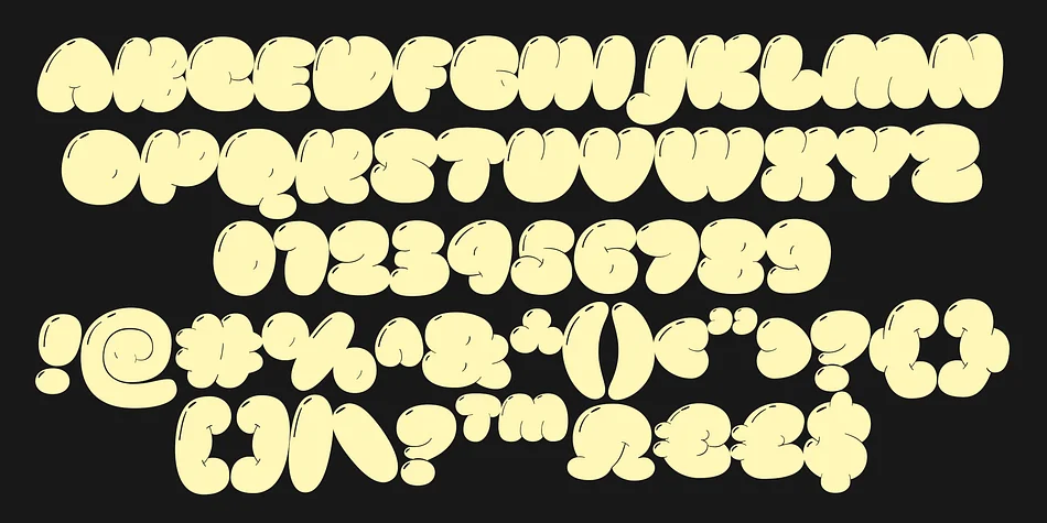 Pluffy Loon by Jolicia Type — Display Font — thumbnail 5