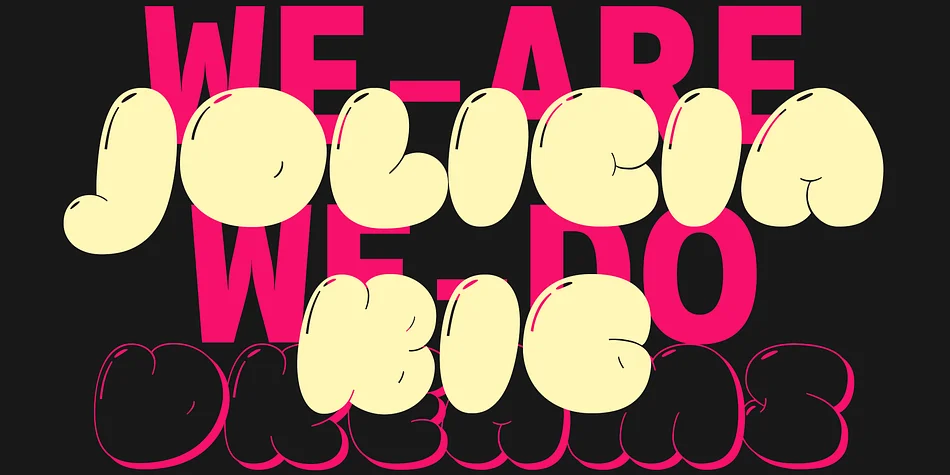 Pluffy Loon by Jolicia Type — Display Font — thumbnail 8