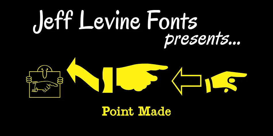 Point Made JNL by Jeff Levine Fonts — Dingbats Font
