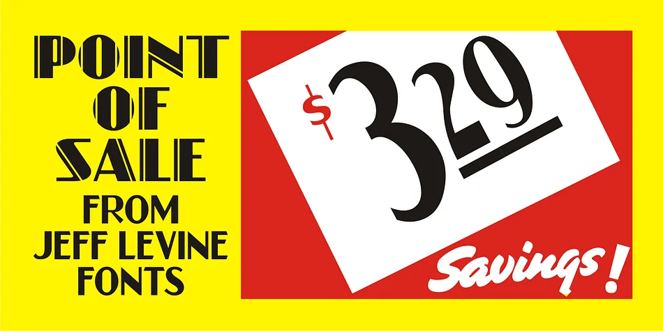 Point of Sale JNL by Jeff Levine Fonts — Dingbats Font