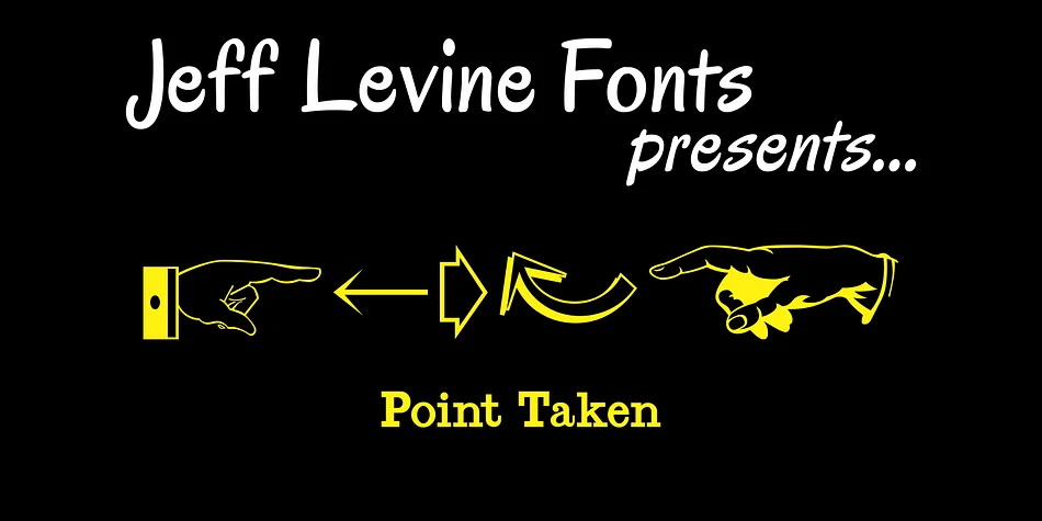 Point Taken JNL by Jeff Levine Fonts — Dingbats Font