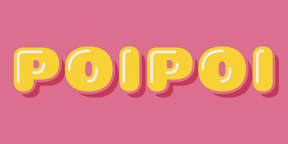 Poipoi by Dharma Type — Display Font