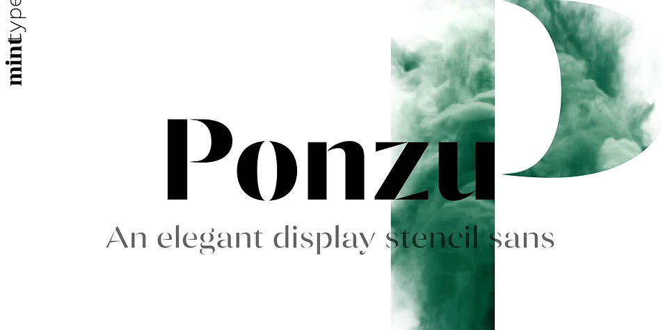 Ponzu by Mint Type — Display Font