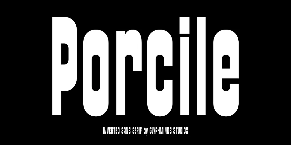Porcile by Glyphminds Studios — Display Font