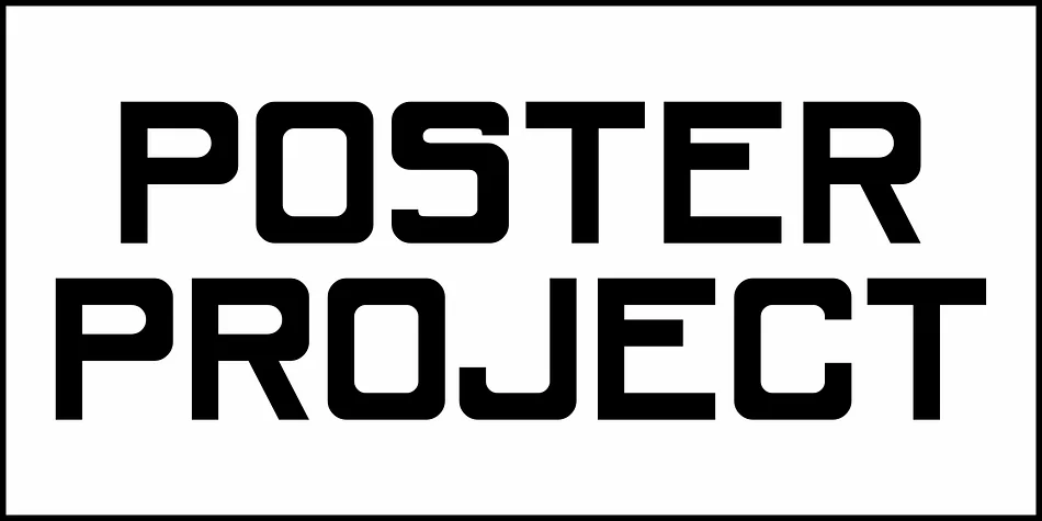 POSTER PROJECT JNL by Jeff Levine Fonts — Display Font — thumbnail 2