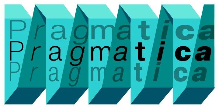 Pragmatica by ParaType — Display Font