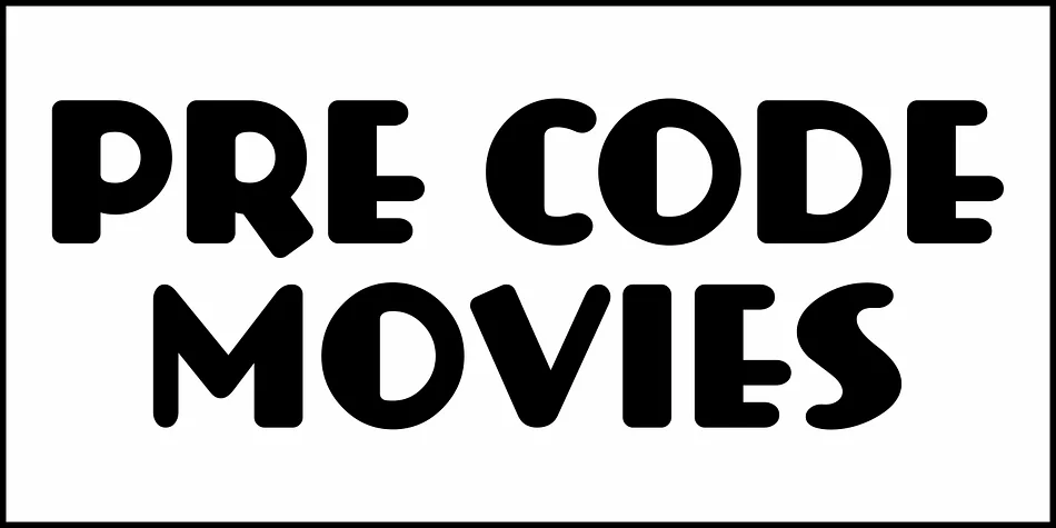 PRE CODE MOVIES JNL by Jeff Levine Fonts — Decorative Font — thumbnail 2